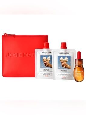 New Josie Maran The Babies 3-Piece Hydration Travel Trio